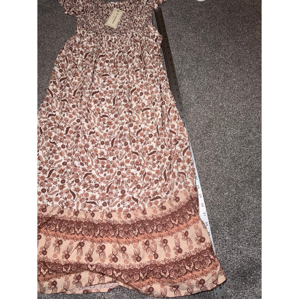 No Comment NY•LA Women's Bohemian Floral MIDI Dress NWT - Picture 9 of 12